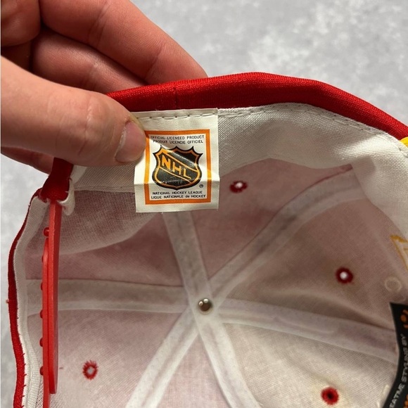 Calgary Flames Red and Yellow Cap - Picture 4 of 4